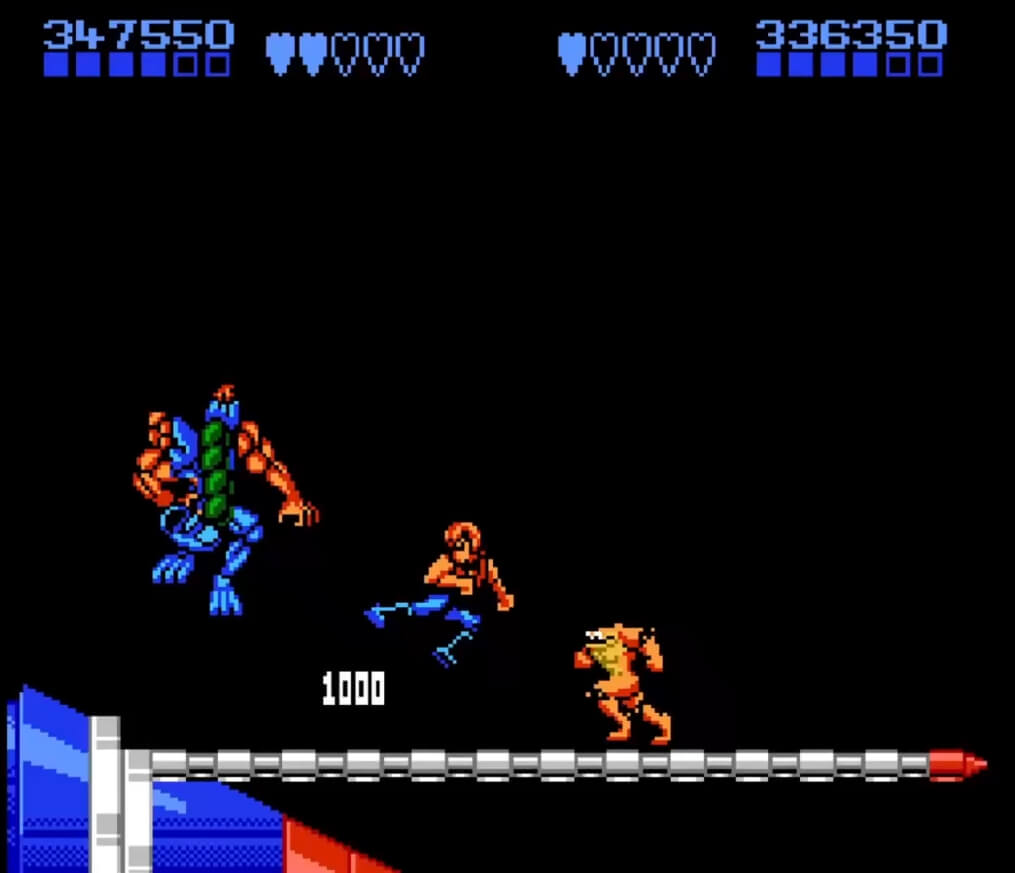 Battletoads & Double Dragon - геймплей игры Dendy\NES